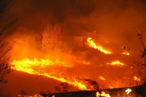 Mỹ: Ban bố tình trạng khẩn cấp vì cháy rừng