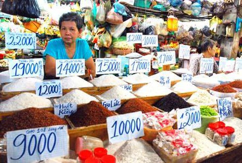 Giá gạo lên, CPI tháng 11 tại TP.HCM tăng nhẹ