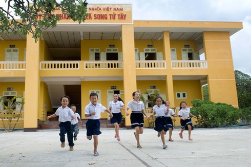 Tìm thấy hạnh phúc giữa biển trời Trường Sa