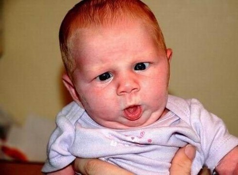 Ngộ nghĩnh khuôn mặt trẻ thơ