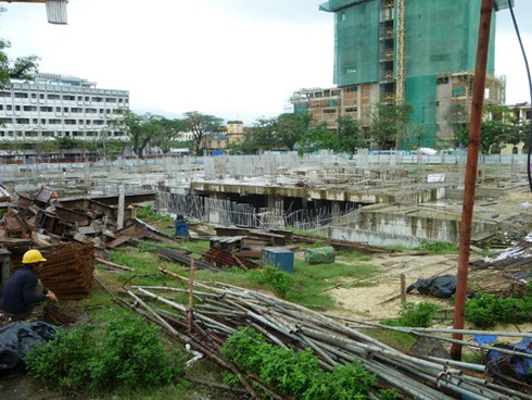 Trung tâm Hành chính Đà Nẵng: 3 năm chưa xong tầng hầm