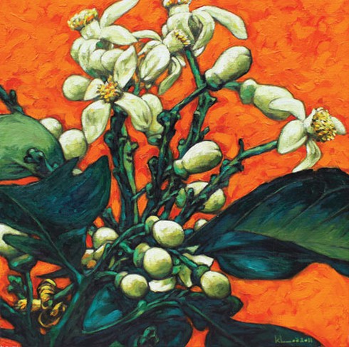 Họa sĩ Còm: Chán hí họa chuyển sang vẽ hoa