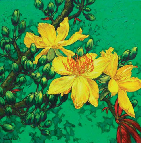 Họa sĩ Còm: Chán hí họa chuyển sang vẽ hoa