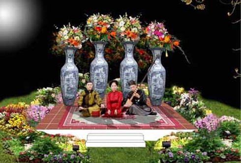 Sẽ xếp đặt vị trí chụp ảnh tại Lễ hội Phố Hoa 2012