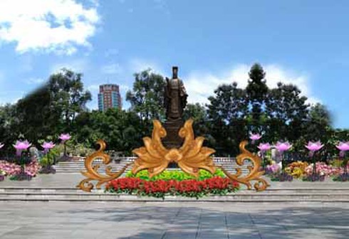 Sẽ xếp đặt vị trí chụp ảnh tại Lễ hội Phố Hoa 2012