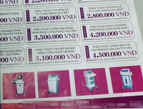 `Tuýt còi` quảng cáo vá màng trinh: Phạt 5-10 triệu đồng