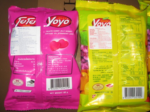 Hà Nội: Thu giữ lô kẹo Thái `rởm`