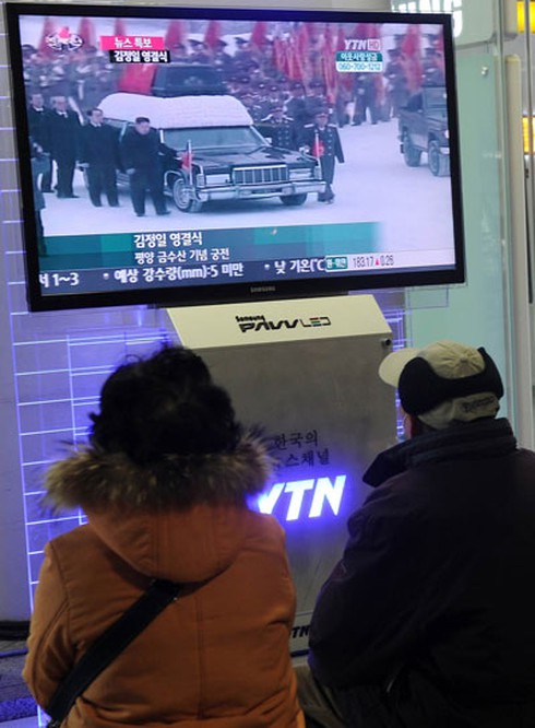 Chùm ảnh lễ tang Chủ tịch Kim Jong Il
