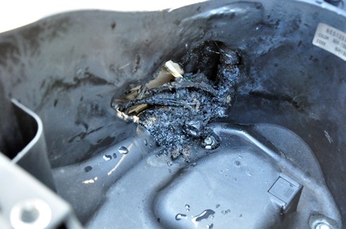 Đà Nẵng: Xe Honda @ 125 phát hoả giữa phố