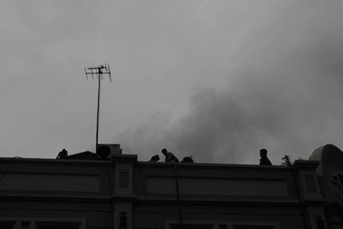 Hà Nội: Cháy tòa nhà Vinashin đúng giờ tan tầm