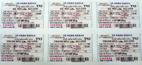 Phát hiện vé tàu giả ở TP.HCM