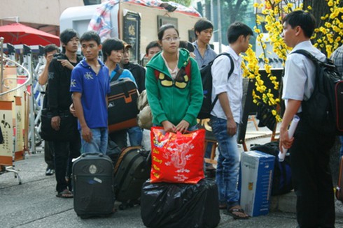 TP.HCM: Hàng ngàn sinh viên được tặng vé về quê ăn Tết