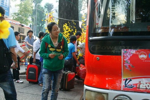 TP.HCM: Hàng ngàn sinh viên được tặng vé về quê ăn Tết