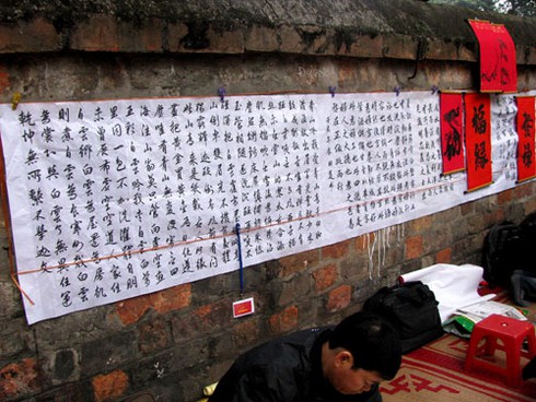 Hà Nội: Nhộn nhịp phố ông đồ trước giờ khai Xuân