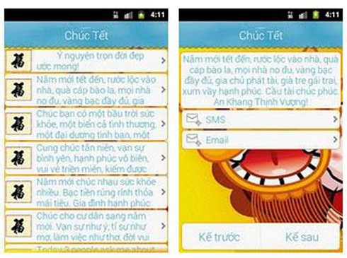 Thế giới những câu chúc Tết độc đáo thời @