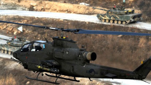 Hàn Quốc tập trận bắn đạn thật tại `đảo tiền đồn`