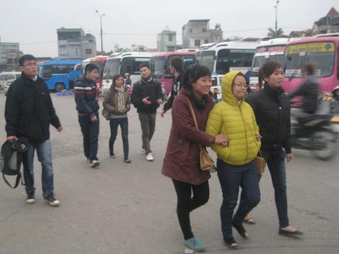 “Cửa ngõ” Hà Nội vắng hoe sau kỳ nghỉ Tết