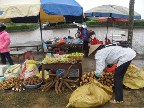 Nườm nượp đi lễ Đền Hùng trong giá rét