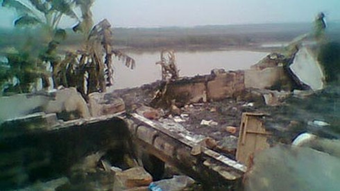 Vụ cưỡng chế đất: “Vẫn còn dấu vế xe cẩu, xe xích vào đập phá”