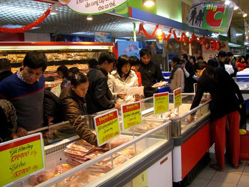 Chợ đội giá, siêu thị đứng im