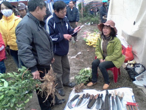 Nô nức đi `mua may bán rủi` ở chợ Viềng