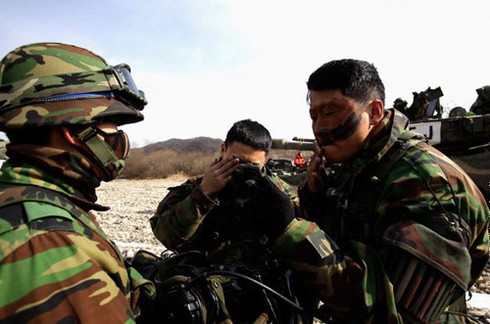 Chùm ảnh quân đội Hàn Quốc tập trận mùa đông thường niên