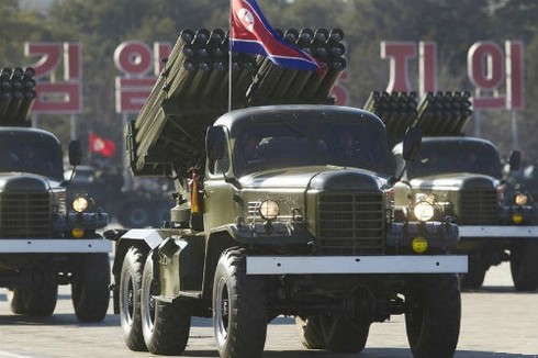 Chùm ảnh Triều Tiên duyệt binh tưởng nhớ Chủ tịch Kim Jong Il