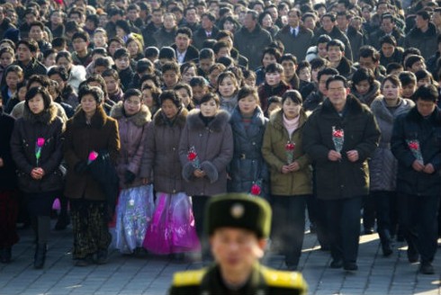 Chùm ảnh Triều Tiên duyệt binh tưởng nhớ Chủ tịch Kim Jong Il