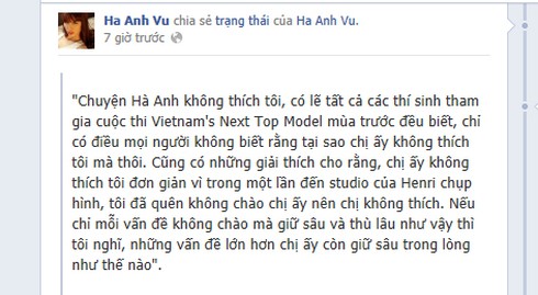 Bị tố 'dìm hàng', Hà Anh nhẹ nhàng phản pháo
