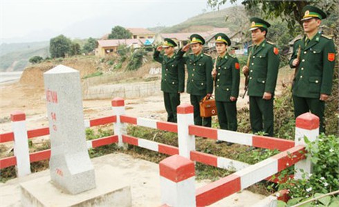 Học bảo vệ biên giới ở Trường Trung cấp Biên phòng 1