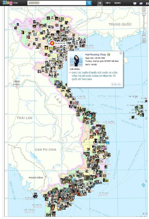 Xác lập kỷ lục Bản đồ Việt Nam nhiều ảnh đại diện nhất