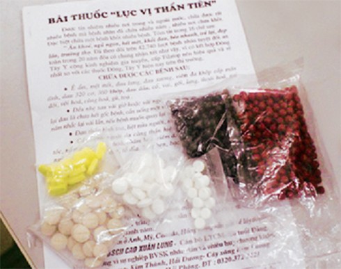 Thực hư bài thuốc `Lục vị thần tiên`