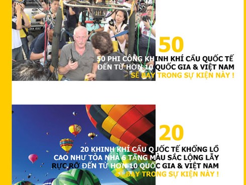 Bình Thuận sẽ tổ chức lễ hội khinh khí cầu lần đầu tiên