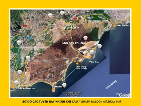Bình Thuận sẽ tổ chức lễ hội khinh khí cầu lần đầu tiên