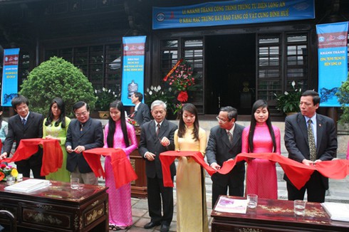 Khánh thành công trình trùng tu điện Long An (Huế)