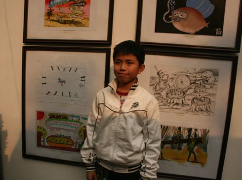 Biếm họa cũng ra... vỉa hè