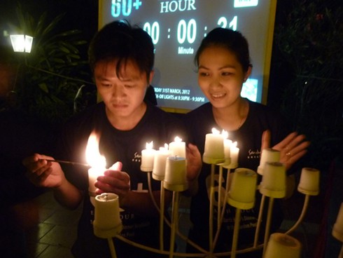 Chùm ảnh Đà Nẵng rộn ràng hưởng ứng Giờ Trái đất