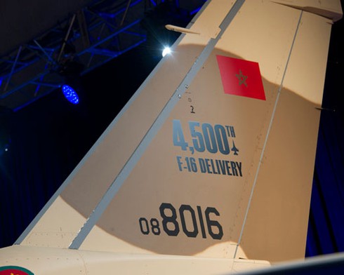 Không quân Maroc nhận chiếc tiêm kích F-16 thứ 4.500