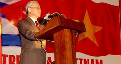 Tổng Bí thư Nguyễn Phú Trọng thăm, nói chuyện với trường Đảng Cuba