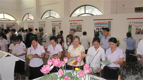Triển lãm sách báo mùa Xuân hữu nghị Việt – Lào từ 10 - 12/4