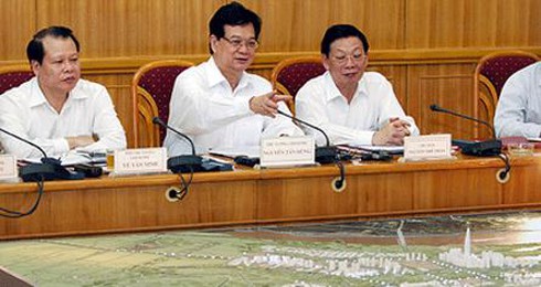 Thủ tướng xem xét quy hoạch trục Nhật Tân – Nội Bài