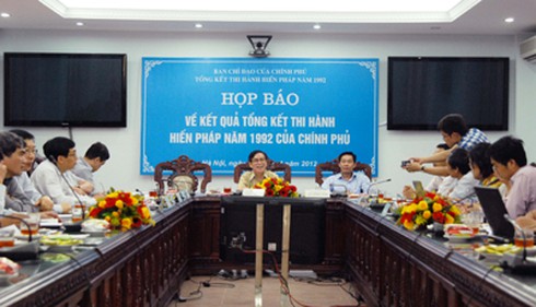 Tổng kết thi hành Hiến pháp 1992 được thực hiện đúng tiến độ