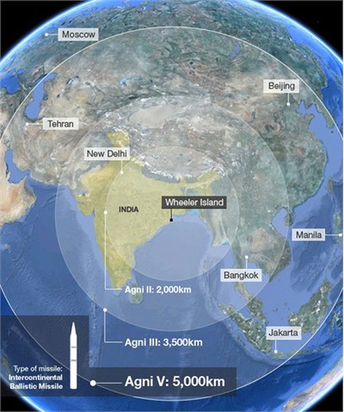 Ấn Độ thử nghiệm thành công tên lửa Agni V