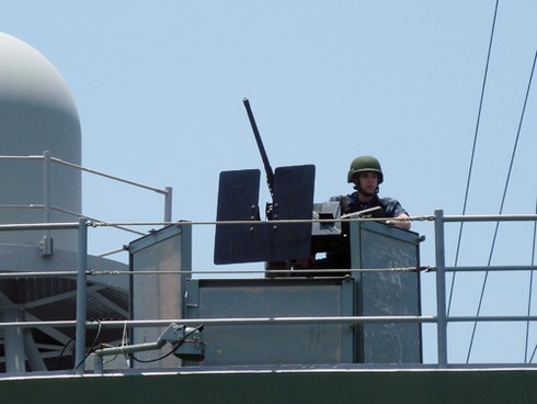 Cận cảnh soái hạm USS Blue Ridge Hải quân Mỹ tại Đà Nẵng