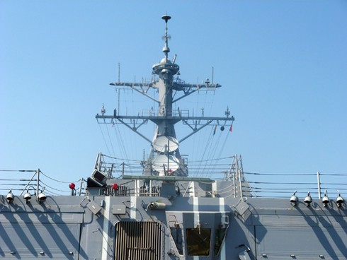 Tận mắt tham quan thiết giáp hạm USS Chafee trên biển Đà Nẵng