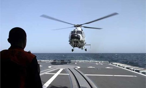 Chùm ảnh: Hải quân Nga -Trung tập trận trên biển