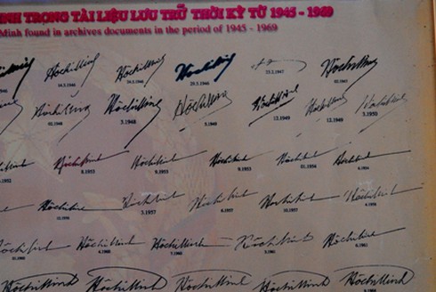 Chiêm ngưỡng chữ ký Hồ Chủ Tịch từ 1945 - 1969