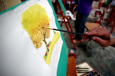 Làng Cổ Đô và ‘công nghệ’ đào tạo họa sĩ