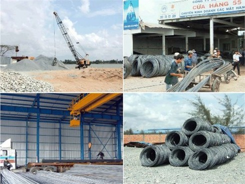 Vật liệu xây dựng tồn kho “khủng”