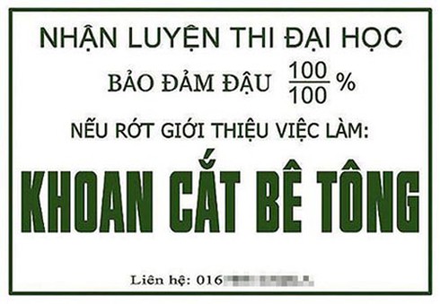 Biển báo, cảnh báo hài hước chỉ có ở Việt Nam